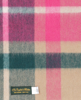 Lamb wool scarf 190x48 | Purple