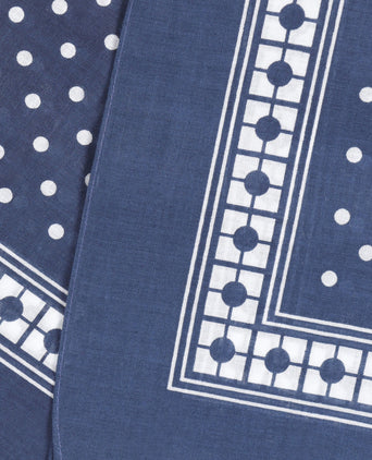 Farmer's Handkerchief | Dot Blue