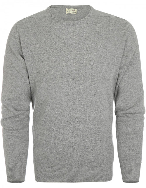 William Lockie Round Neck Lambswool Pullover | Flannel