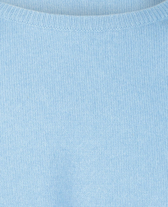 William Lockie Round Neck Lambswool Pullover | BlueSky