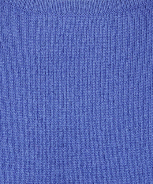 William Lockie Round Neck Lambswool Pullover | Agapanthus