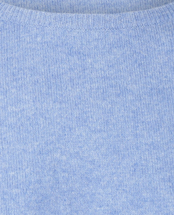 William Lockie Round Neck Lambswool Pullover | Surf