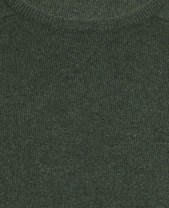 William Lockie Round Neck Lambswool Pullover | Rosemary