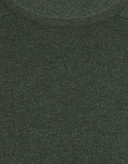 William Lockie Round Neck Lambswool Pullover | Rosemary