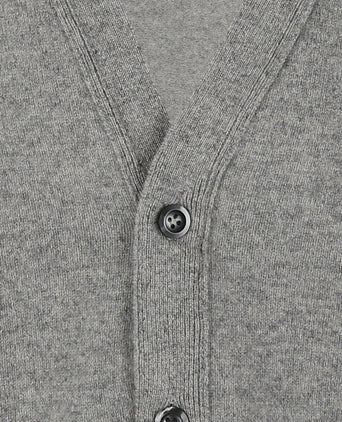 Button Vest Lambswool | Flannel