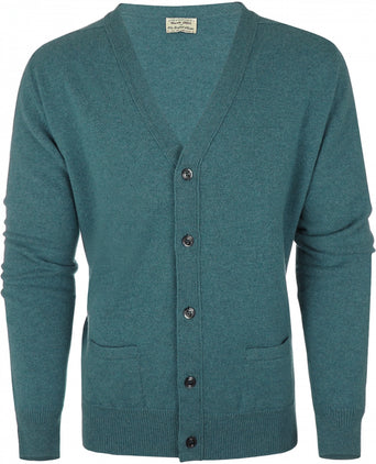 Button Vest Lambswool | Lovat