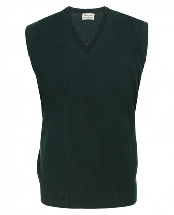 William Lockie Slipover Lambswool | Tartan Green