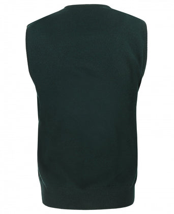 William Lockie Slipover Lambswool | Tartan Green