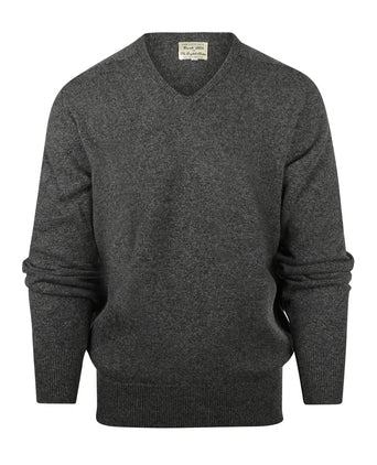 Pullover Lambswool dutch fit v-neck | Cliff