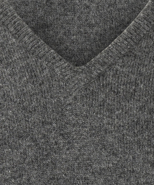 Pullover Lambswool dutch fit v-neck | Cliff