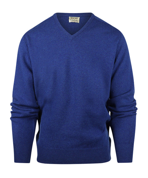 Pullover Lambswool dutch fit v-neck | Persian