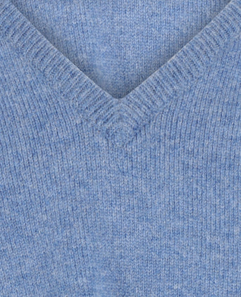 Pullover Lambswool dutch fit v-neck | Jeans