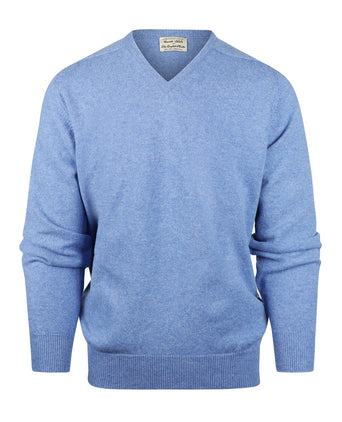 Pullover Lamswol dutch fit v-hals | Surf