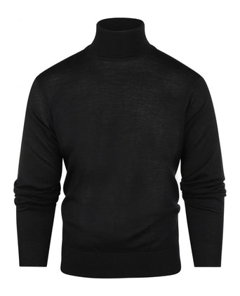 Turtleneck Merino wool | Black