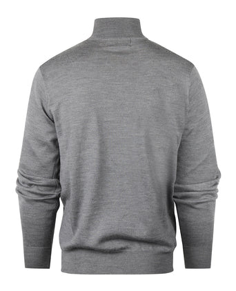 Merino wool turtleneck sweater | Grey