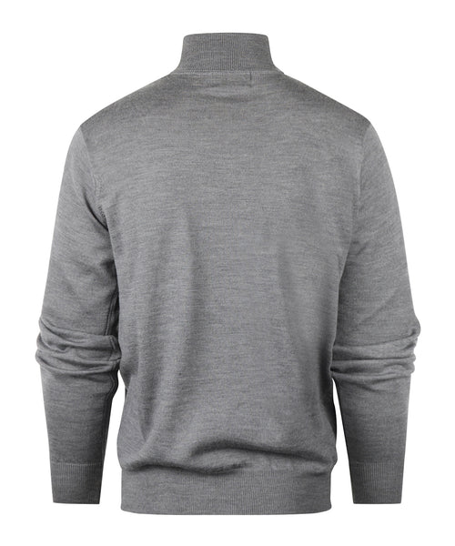 Merino wool turtleneck sweater | Grey
