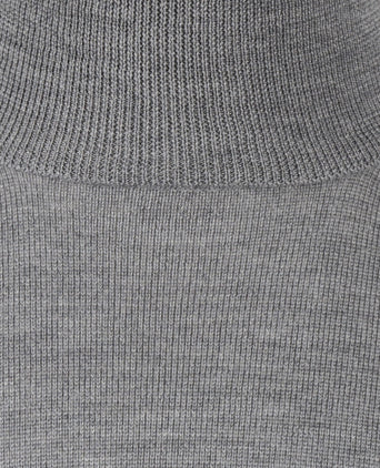 Merino wool turtleneck sweater | Grey
