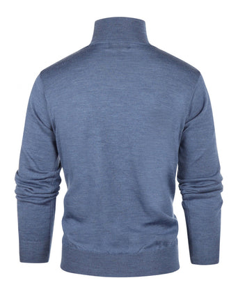 Turtleneck Merino wool | Bleu Mix