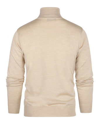 Turtleneck Merino wool | Beige