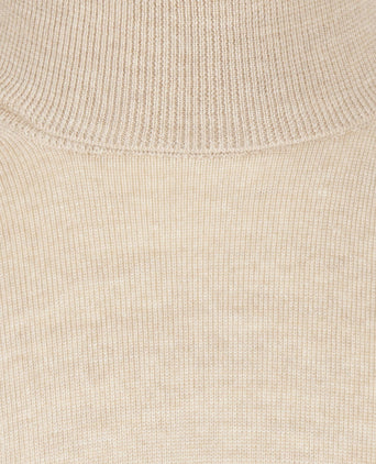 Turtleneck Merino wool | Beige