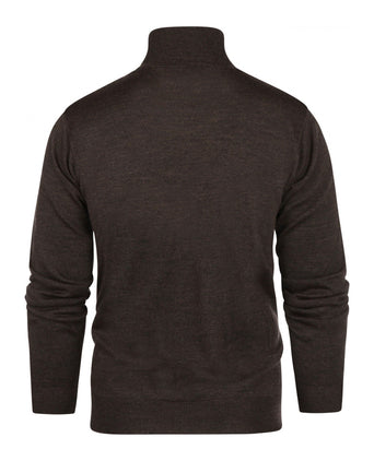Turtleneck Merino wool | Dark Brown