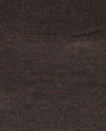 Turtleneck Merino wool | Dark Brown