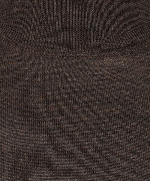 Turtleneck Merino wool | Dark Brown