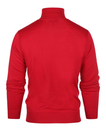 Turtleneck Merino wool | Red