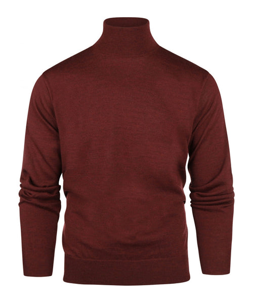 Turtleneck Merino wool | Bordeaux