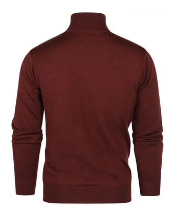Turtleneck Merino wool | Bordeaux