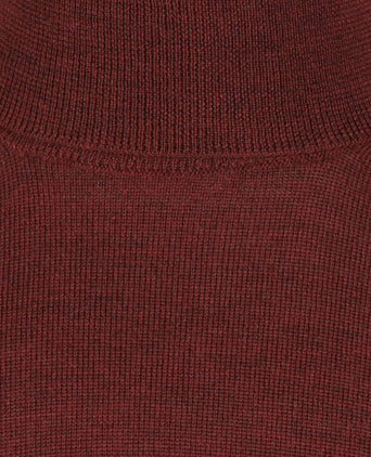 Turtleneck Merino wool | Bordeaux