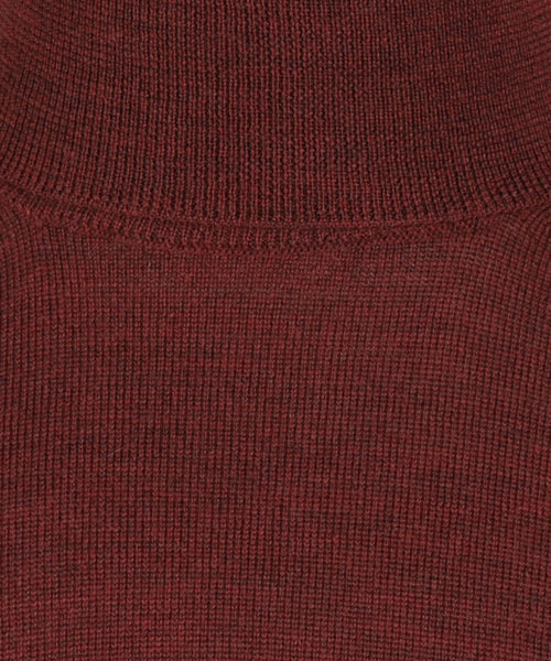 Turtleneck Merino wool | Bordeaux