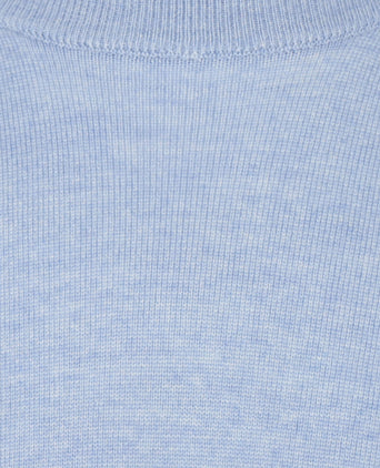 Merino wool round neck sweater | Light Blue