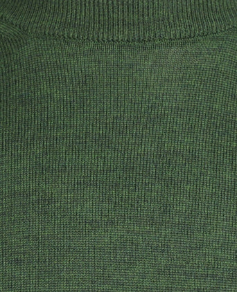 Merino wool round neck sweater | Green