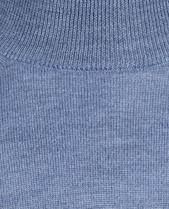 Turtle sweater Merino wool | Blue Mix