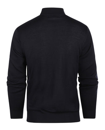 Turtle sweater Merino wool | Navy