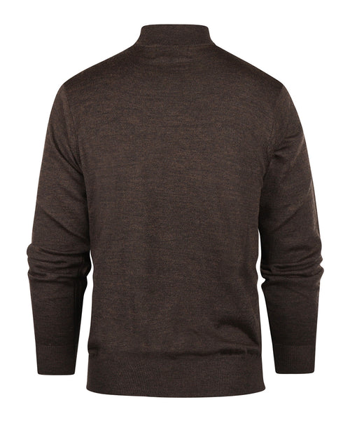 Turtle sweater Merino wool | Dark Brown