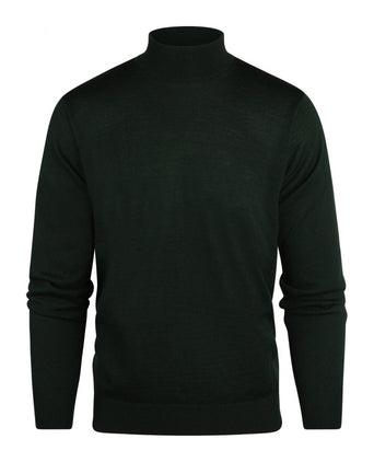 Turtle sweater Merino wool | Green