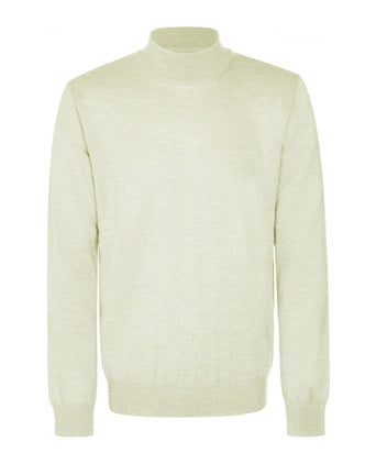 Turtle sweater Merino wool | Wool White