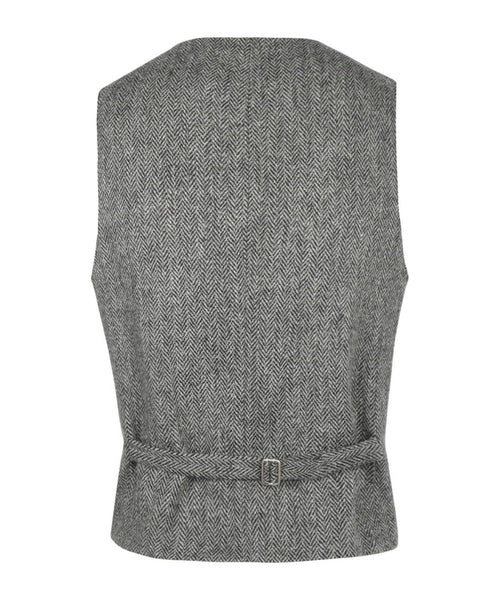 Harris Tweed Gilet | Grijs