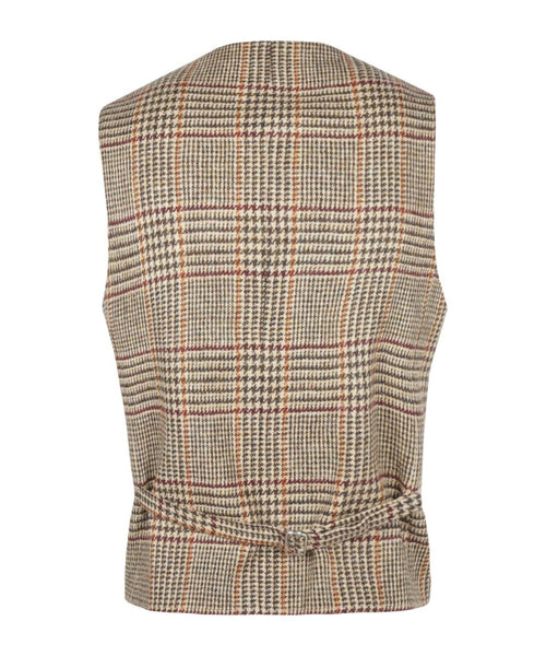 Harris Tweed Gilet | Brown