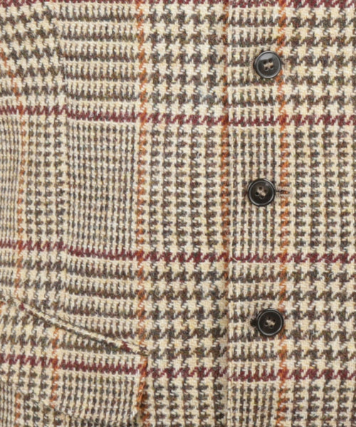 Harris Tweed Gilet | Brown