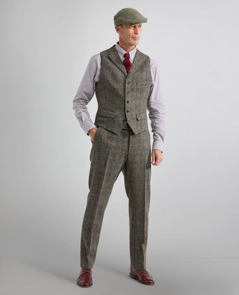 Harris Tweed Gilet | Green