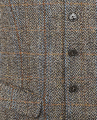 Harris Tweed Gilet | Green