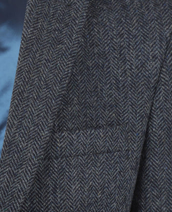 Tweed Blazer | Blue