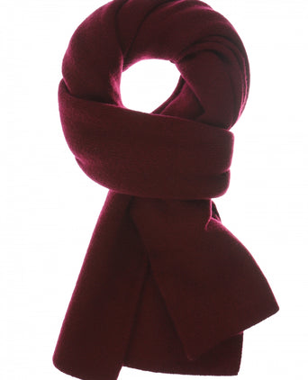 Scarf lambswool | Bordeaux