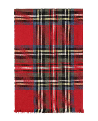 Scarf lambswool with cashmere | Red