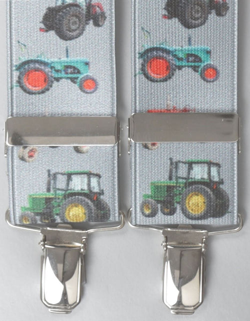 Elastic suspenders with clips | Black