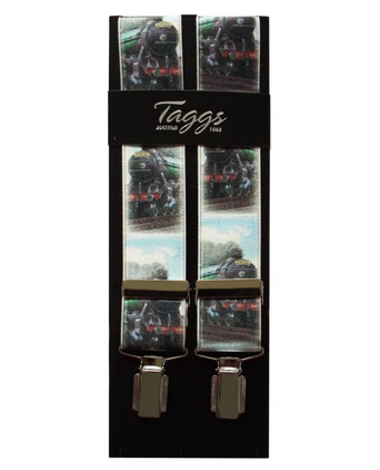 Elastische bretels met clips | Blauw