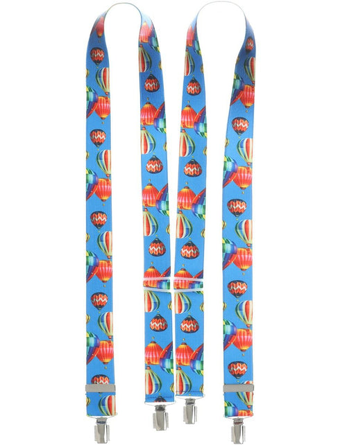 Elastic Braces with Clips | Blue